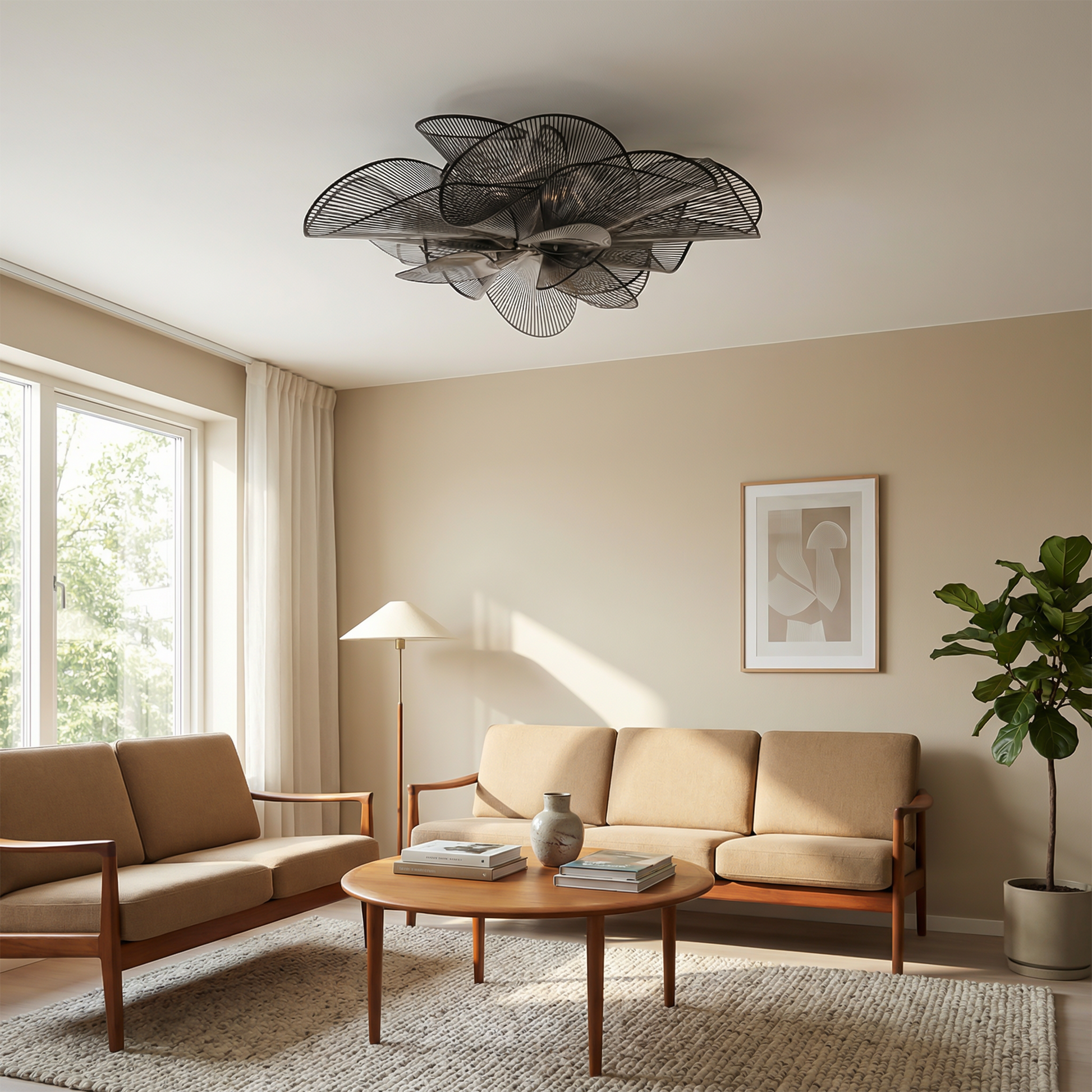 Flush Mount Noctura Ambiance View | Luxarmonie