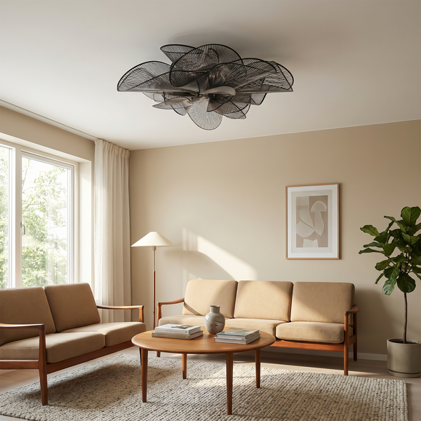 Plafonnier Noctura vue ambiance | Luxarmonie