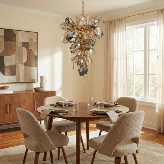 Modern glazen hanglamp voor woonkamer – Celestine