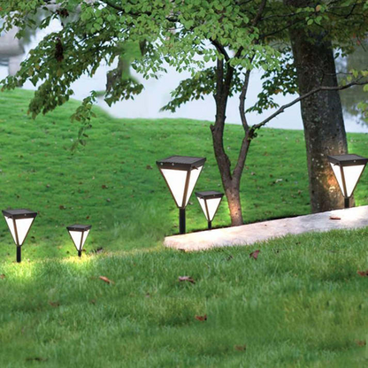 LED buitenlamp in zwart metaal met eigentijds design – Oranys