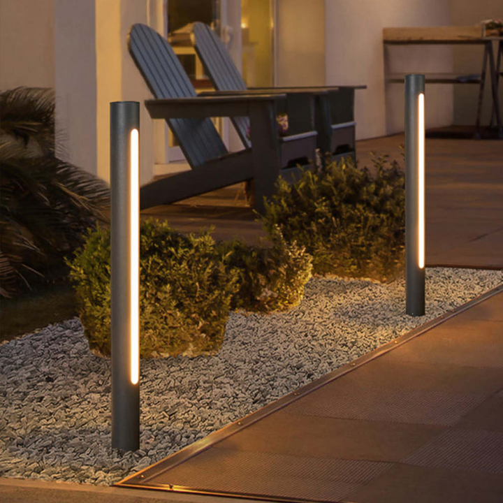 Applique d'extérieur en métal et acrylique LED – Azuréos