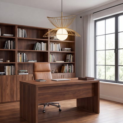 LED Hanglamp van Geverfd Metaal, Strak Design – Fabulus