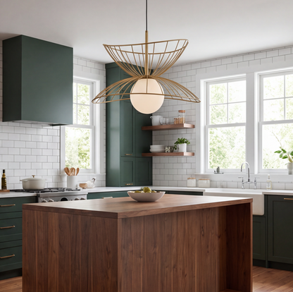 LED Hanglamp van Geverfd Metaal, Strak Design – Fabulus