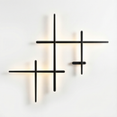 Minimalistische LED-Wandleuchte Schwarz oder Weiß für Wohnzimmer – Néoléa