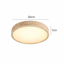 Moderne Deckenleuchte Naturholz Gleichmäßige Beleuchtung – Boscato