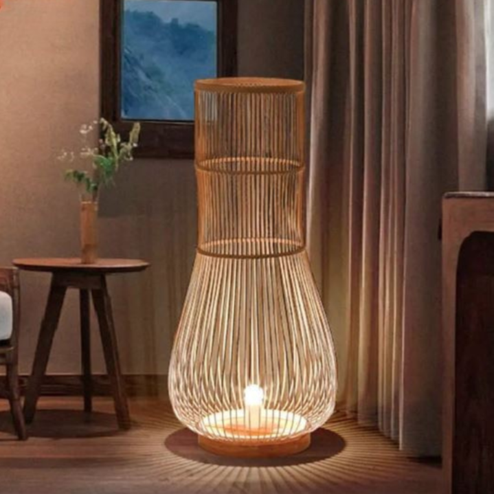 Lampadaire Écologique Ambiance Douce Bohème – Célisca