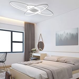 Modern plafondlamp in aluminium voor woonkamer – Alumode
