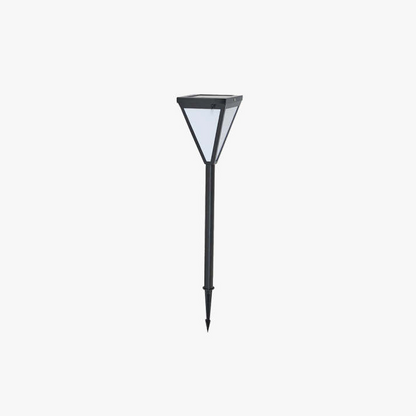 LED buitenlamp in zwart metaal met eigentijds design – Oranys