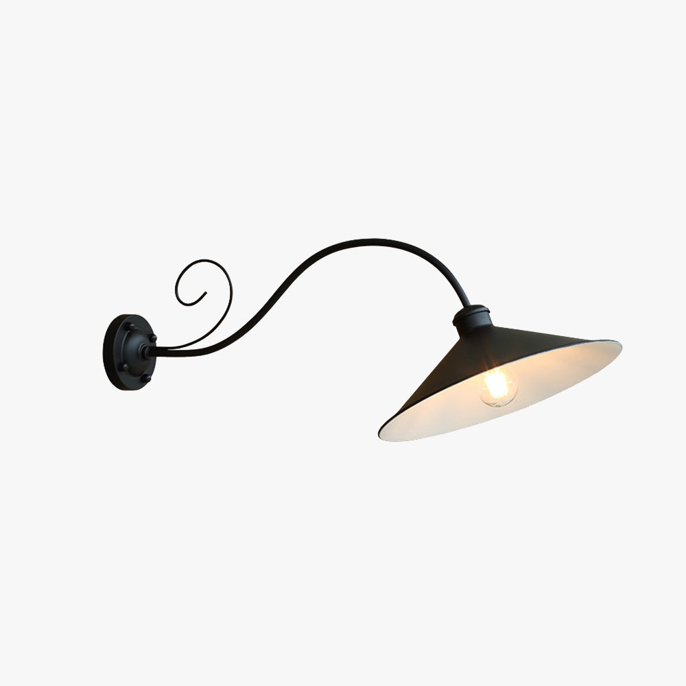 Applique murale vintage en métal pour extérieur – Alessiance