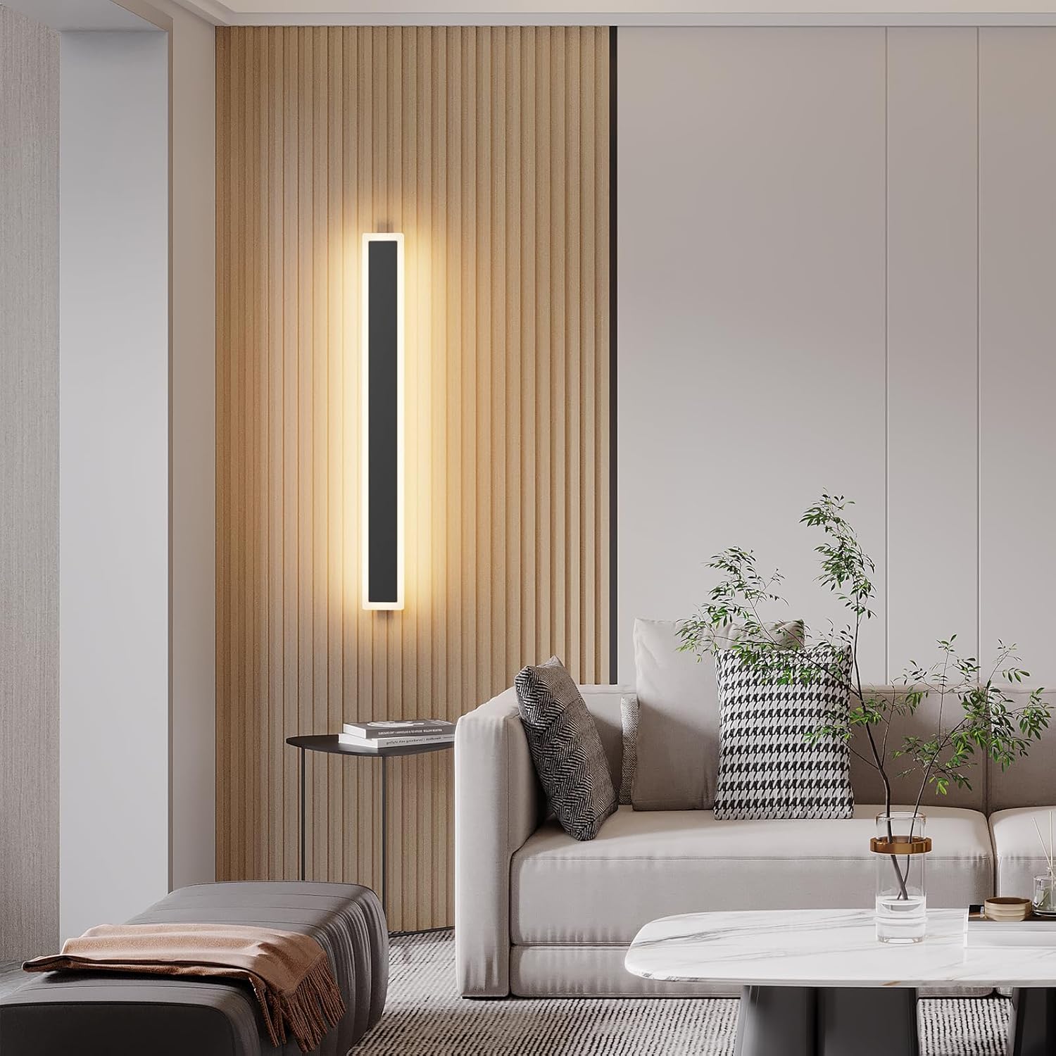 Luménia Outdoor LED Wall Sconce Linear Design Stainless Steel - View 14