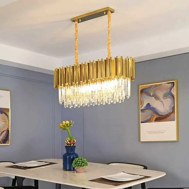 Decoratieve Kristallen Hanglamp voor Prestigieus Interieur – Auro
