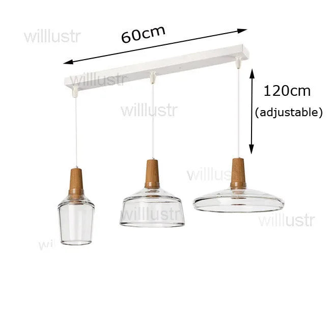 Suspension en verre fumé pour éclairage raffiné – Armonique