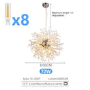 Modern crystal ceiling light for bedrooms and living rooms – Cristarioni