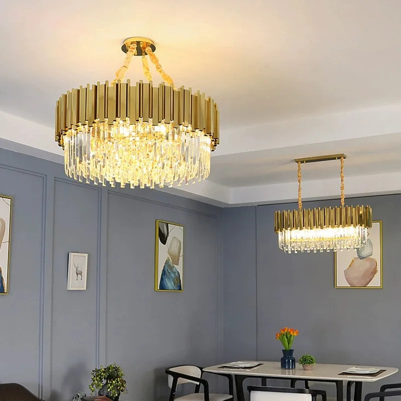 Decoratieve Kristallen Hanglamp voor Prestigieus Interieur – Auro