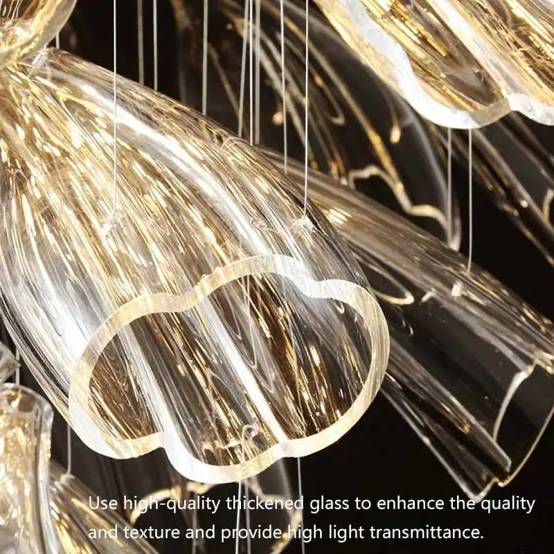 Lustre Contours Délicats Lumière Harmonisée – Ombre