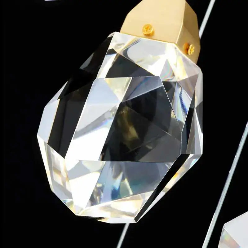 Elegante Hanglamp Luxe Kristallen & Warme Halo – Zénith