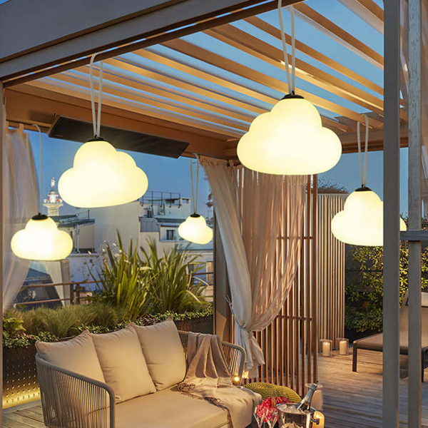 Suspension LED en Métal et Acrylique pour Jardin – Célorion