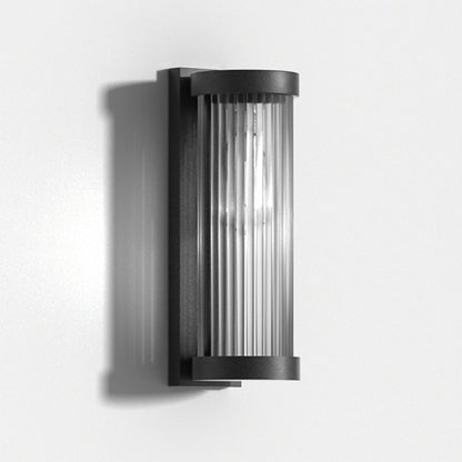 Buitenwandlamp in metaal en glas – Solaréa