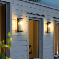 Applique Extérieure en Métal et Verre – Solaréa