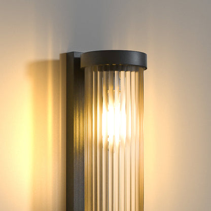 Buitenwandlamp in metaal en glas – Solaréa