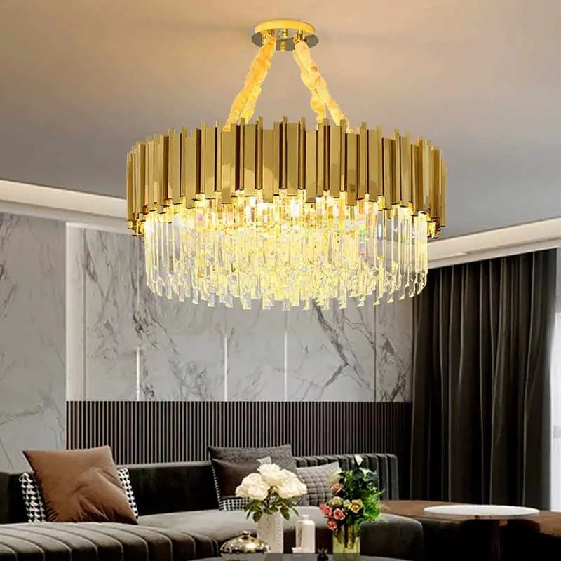 Decoratieve Kristallen Hanglamp voor Prestigieus Interieur – Auro