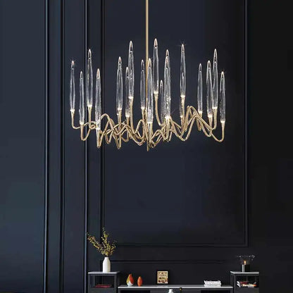 Kroonluchter Sculpturaal Kandelaarinspiratie & Delicate Glans – Plume