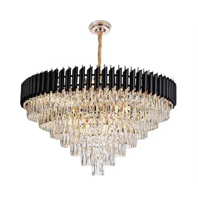 Suspension Haut de Gamme Pampilles Étincelantes & Éclat Majestueux – Orchidée