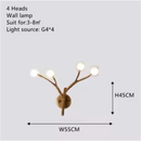 ثريا حديثة عصرية مع زجاج عنبري – هالوا