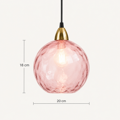 Gekleurde Glazen Hanglamp Vrolijke en Moderne Sfeer – Célestro