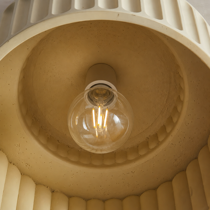 Minimalistische Crèmekleurige Plafondlamp voor Slaapkamer – Crealuxa