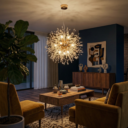 Plafonnier en cristal moderne pour chambres et salons – Cristarioni