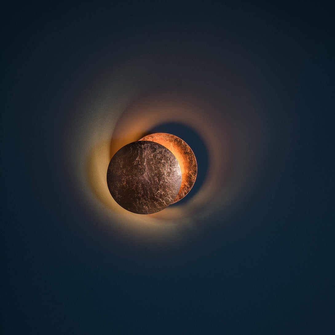 Applique Élégante Murale Forme Éclipse Confort Visuel – Moon