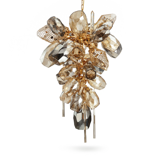 Suspension moderne en verre pour salon – Celestine