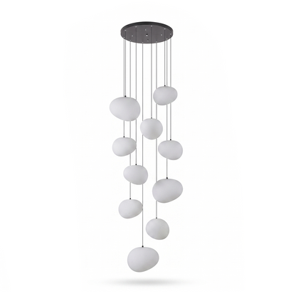 Moderne hanglamp in legering voor woonkamer – Heliora