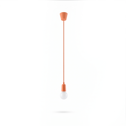 Minimalistische oranje hanglamp voor woonkamer – Solenya