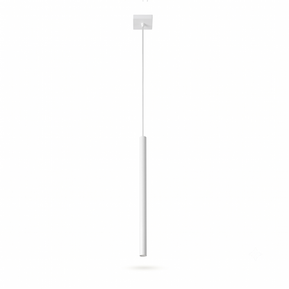 Moderne witte metalen ophangbuis – Aerelis