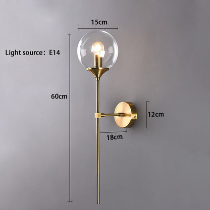 Verstellbare Wandleuchte aus edlem Glas – Auréa