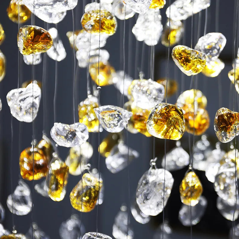 Lustre Cristal Moderne pour Salon – Cristallisea