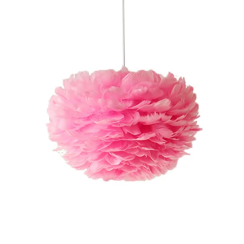 Suspension Originale Texture Plumes Couleurs Variées – Piuma