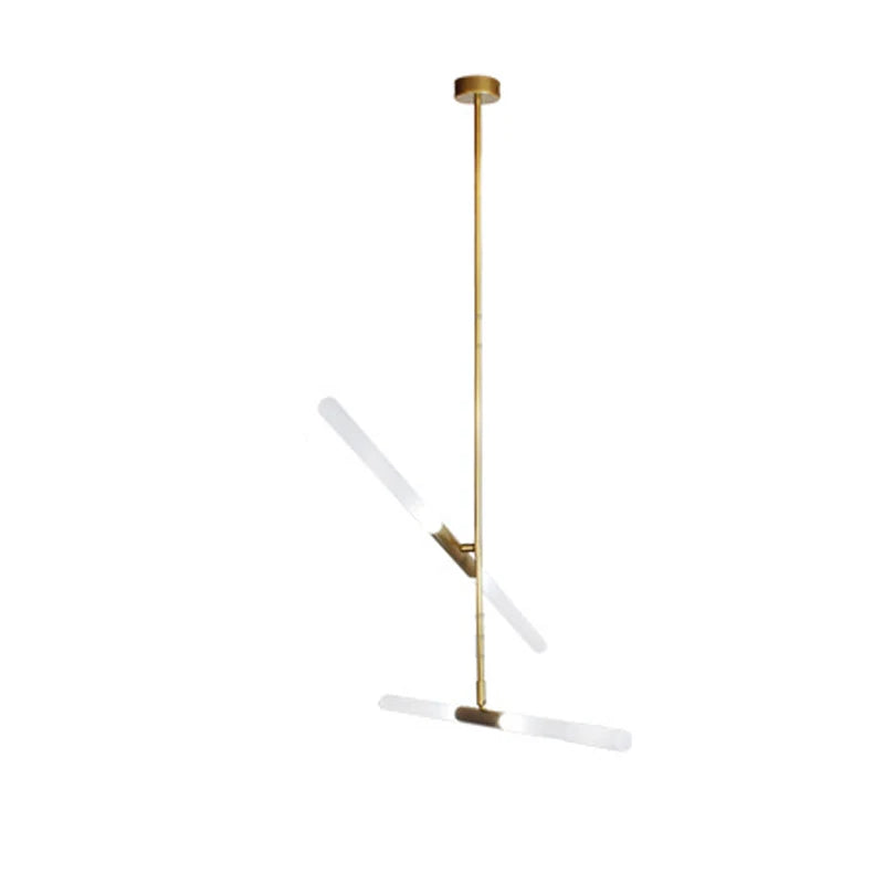 Suspension Métal Doré & Verre Mat pour Intérieur Prestige – Astralis