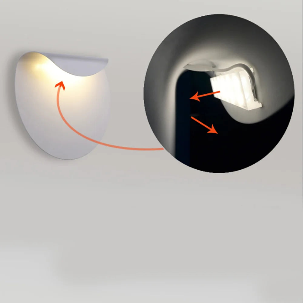 Moderne aluminium wandlamp voor slaapkamer – Armoniel