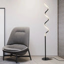 Retro-Style Elegant Floor Lamp in Antiqued Iron – Bellatrix