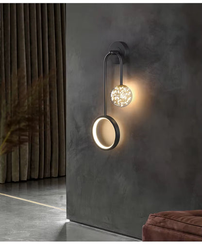 Applique Murale Élancé Finition Dorée Style Naturel – Veridia