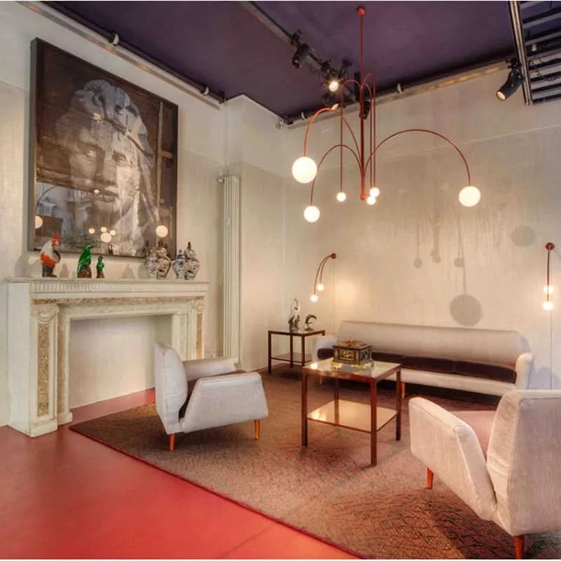 Lustre Haut de Gamme Élément Sculptural Style Méditerranéen – Forgiato