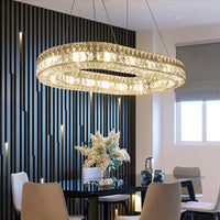 Plafonnier LED doré contemporain – Solastre