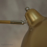 Lampe sur pied en métal doré et marbre pour salon – Aurélise