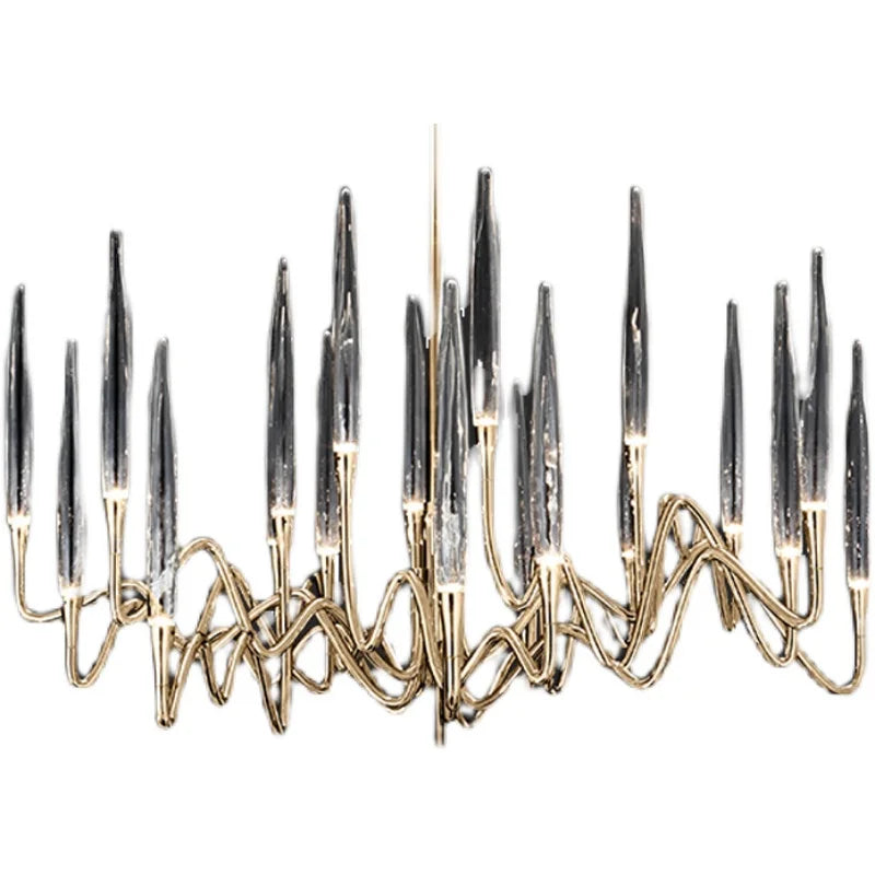 Kroonluchter Sculpturaal Kandelaarinspiratie & Delicate Glans – Plume
