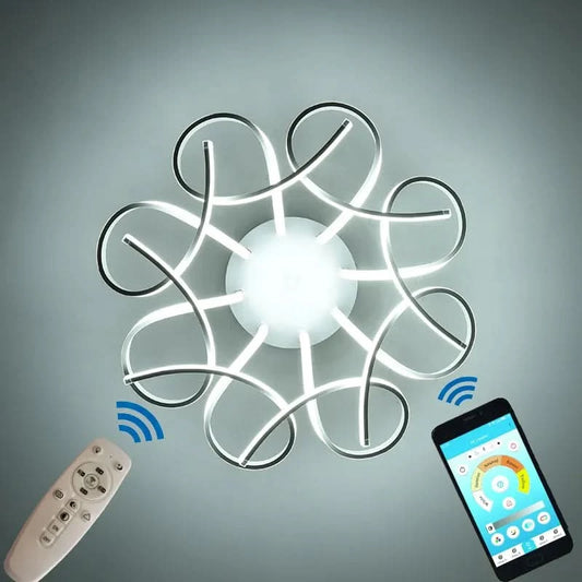 Eigentijdse Plafondlamp Bloemvorm Luchtige Stijl – Subtilo