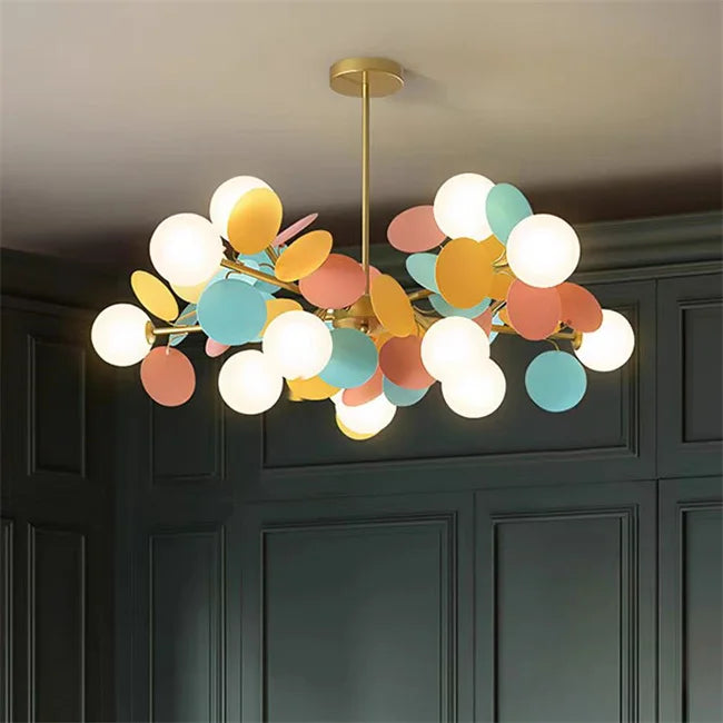 Artistic LED Suspension Joyful Ambiance – Cléora