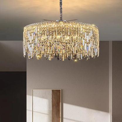 Hanglamp Eigentijds Verlichte Ringen & Dynamisch Glans – Fluo